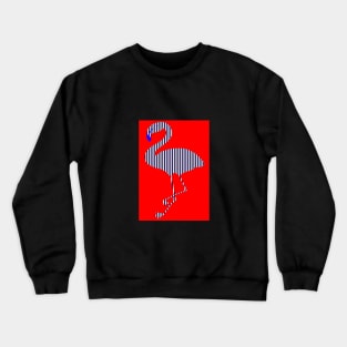 Flamingo pop art Crewneck Sweatshirt